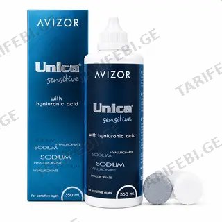 ლინზის სითხე Avizor Unica Sensitive 350 ml