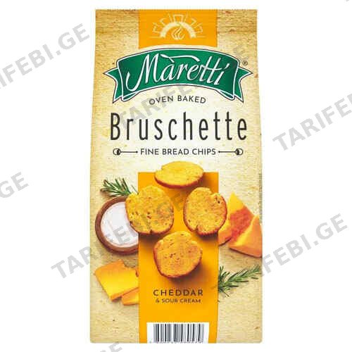 ორცხობილა ბრუსკეტი ჩედარით /Maretti/ 70 გ