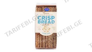 "crisp bread-ხრაშუნა პური სეზამის მარცვლებით 130გრ