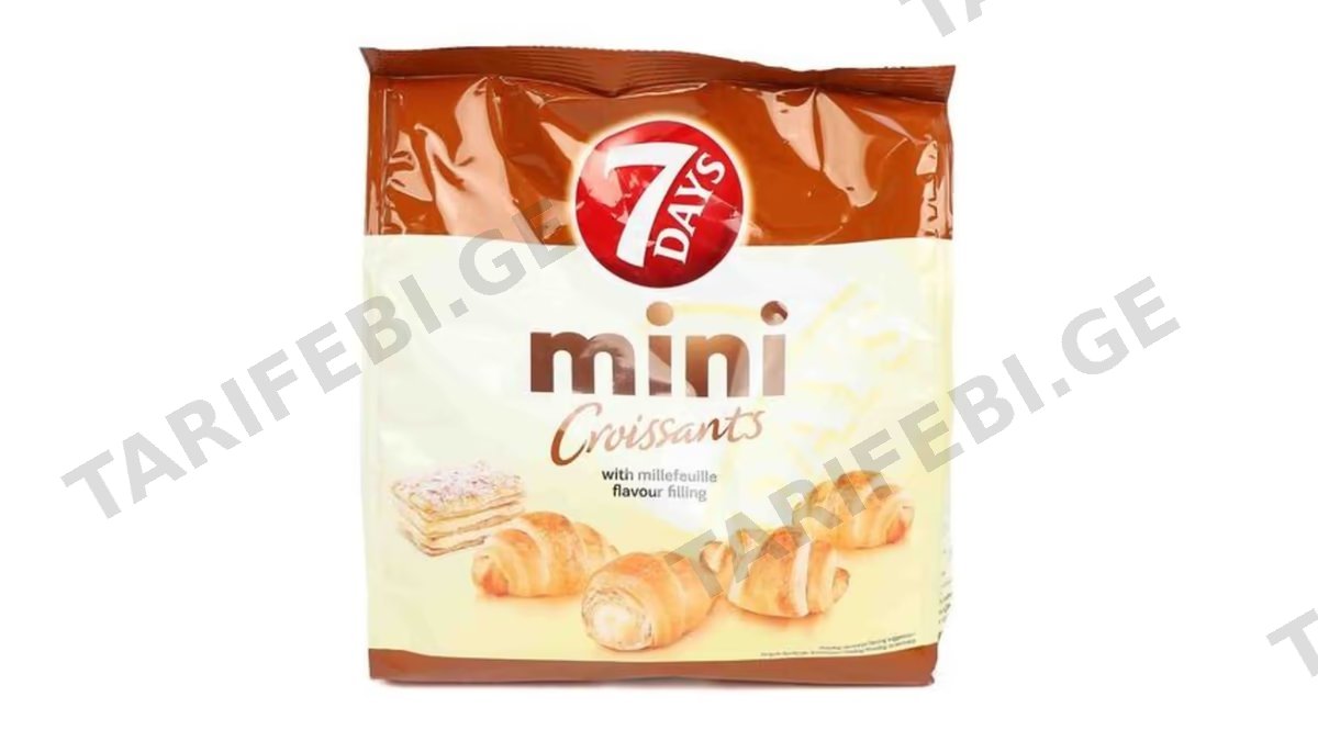 7 Days მინი კრუასანი მილფეი 185გრ