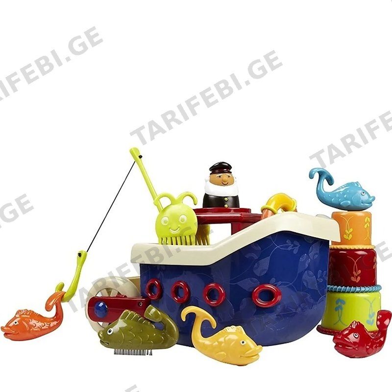 აბაზანის სათამაშო ნაკრები B. TOYS FISH N SPLISH (BX2204Z)