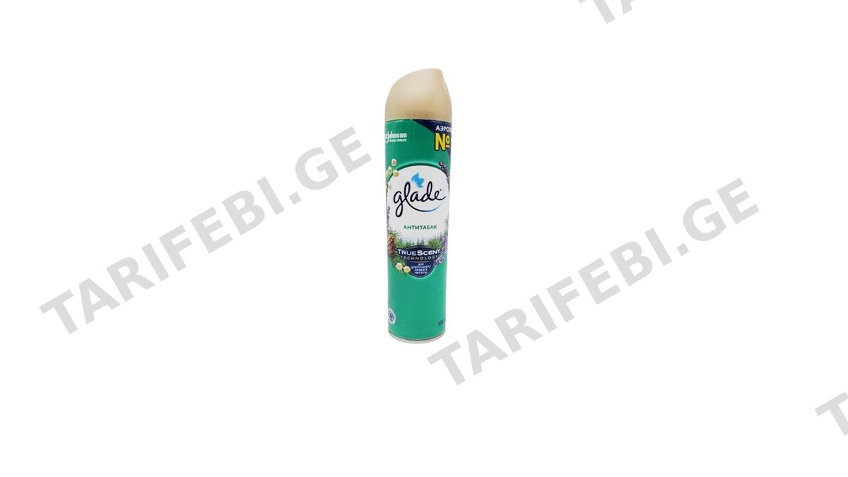 GLADE ჰაერის გამწმენდი ტაბაკო 300მლ