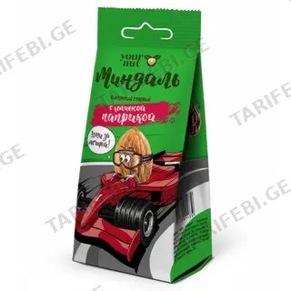 მოხალული ნუში 80 გ YourNut