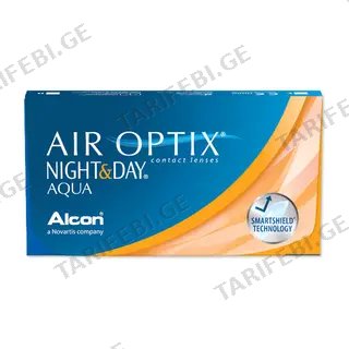 კონტაქტური ლინზა ALCON Air Optix NIGHT AND DAY -2.00 ერთთვიანი #1