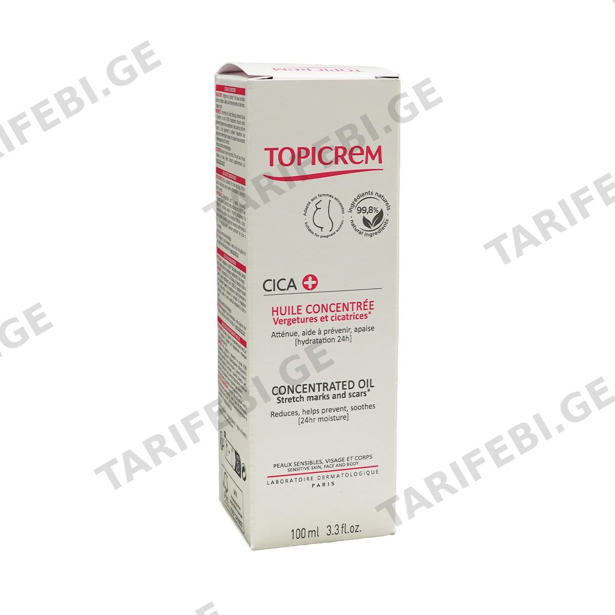 Topicrem - ტოპიკრემი CICA სტრიების საწინააღმდეგო ზეთი 4471