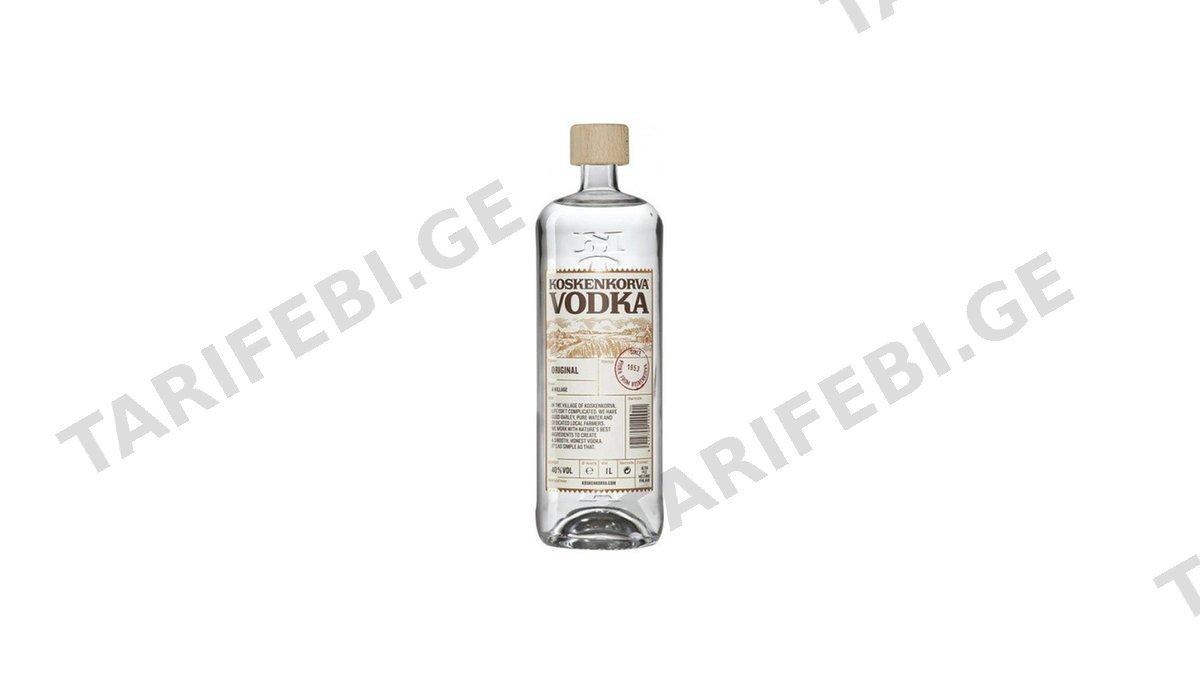 კოშკენკორვა არაყი 1ლ 40%