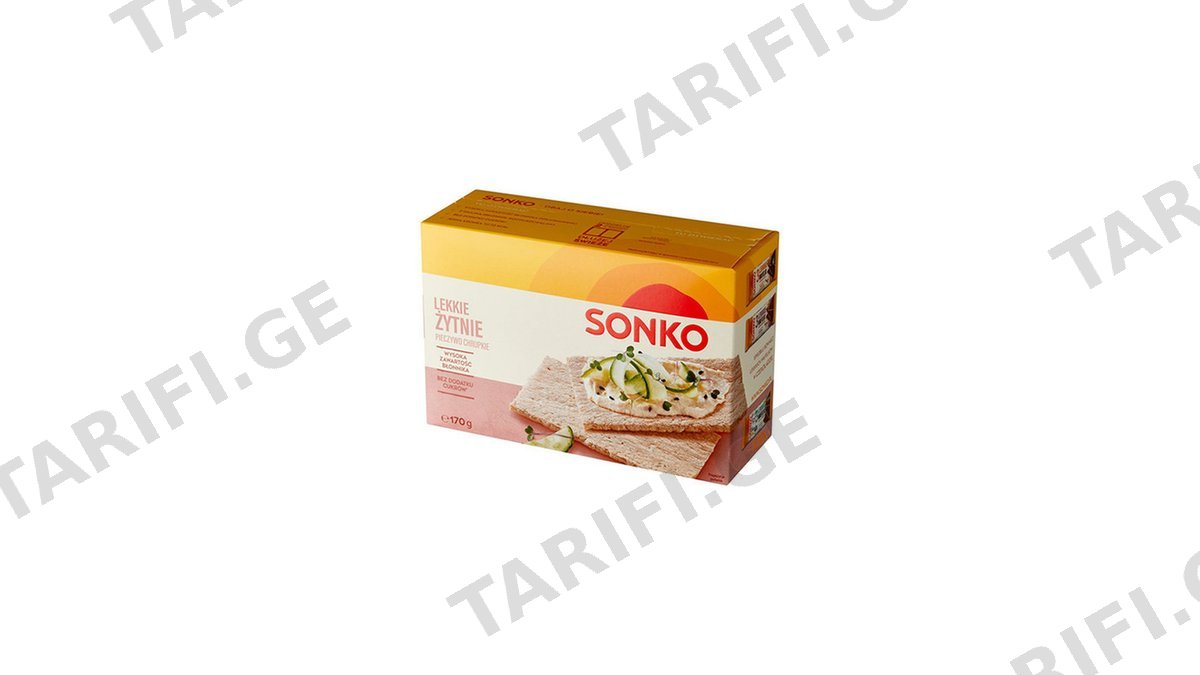 Sonko ხრაშუნა პური შვიდი მარცვლის 170გრ