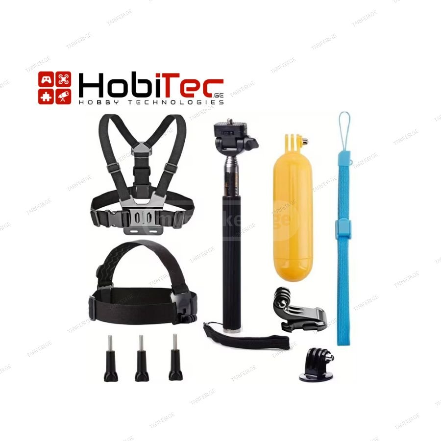 Set of 9 Universal Additions for Action Cameras