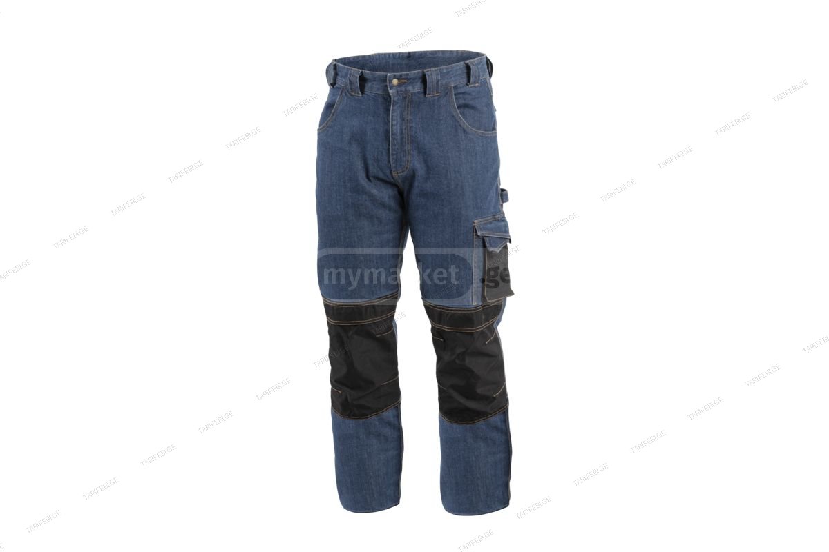 HT5K355-1-2XL დამცავი შარვალი EMS jeans pants blue XL