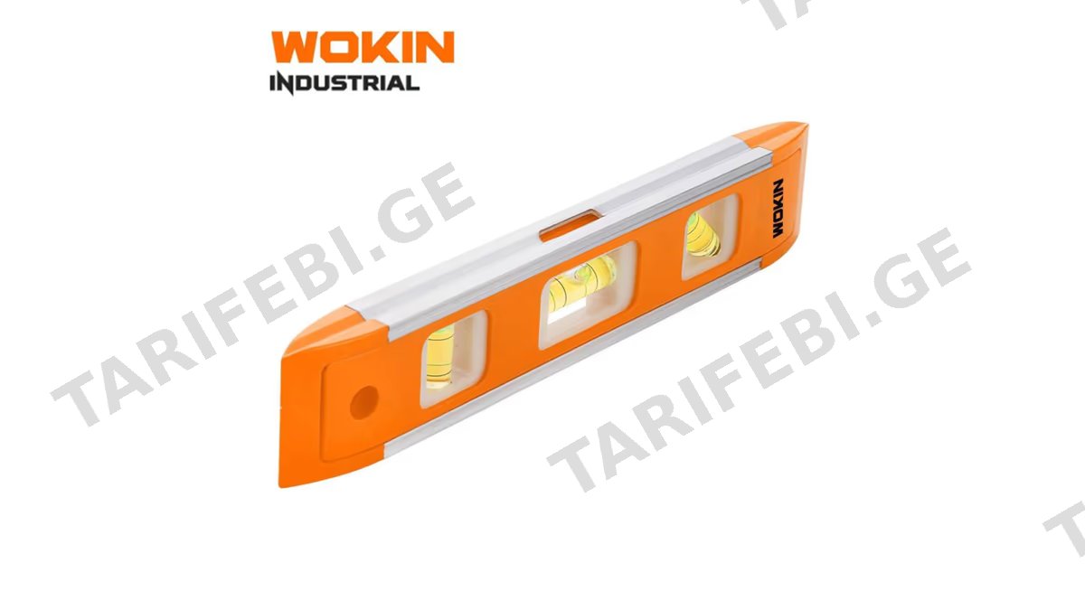 თარაზო Wokin 505002, 22.5cm, Mini Spirit Level, Orange
