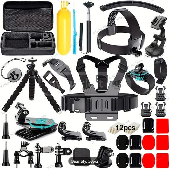 GoPro კამერის აქსესუარები GoPro, Eken, Yi, SjCam, dji