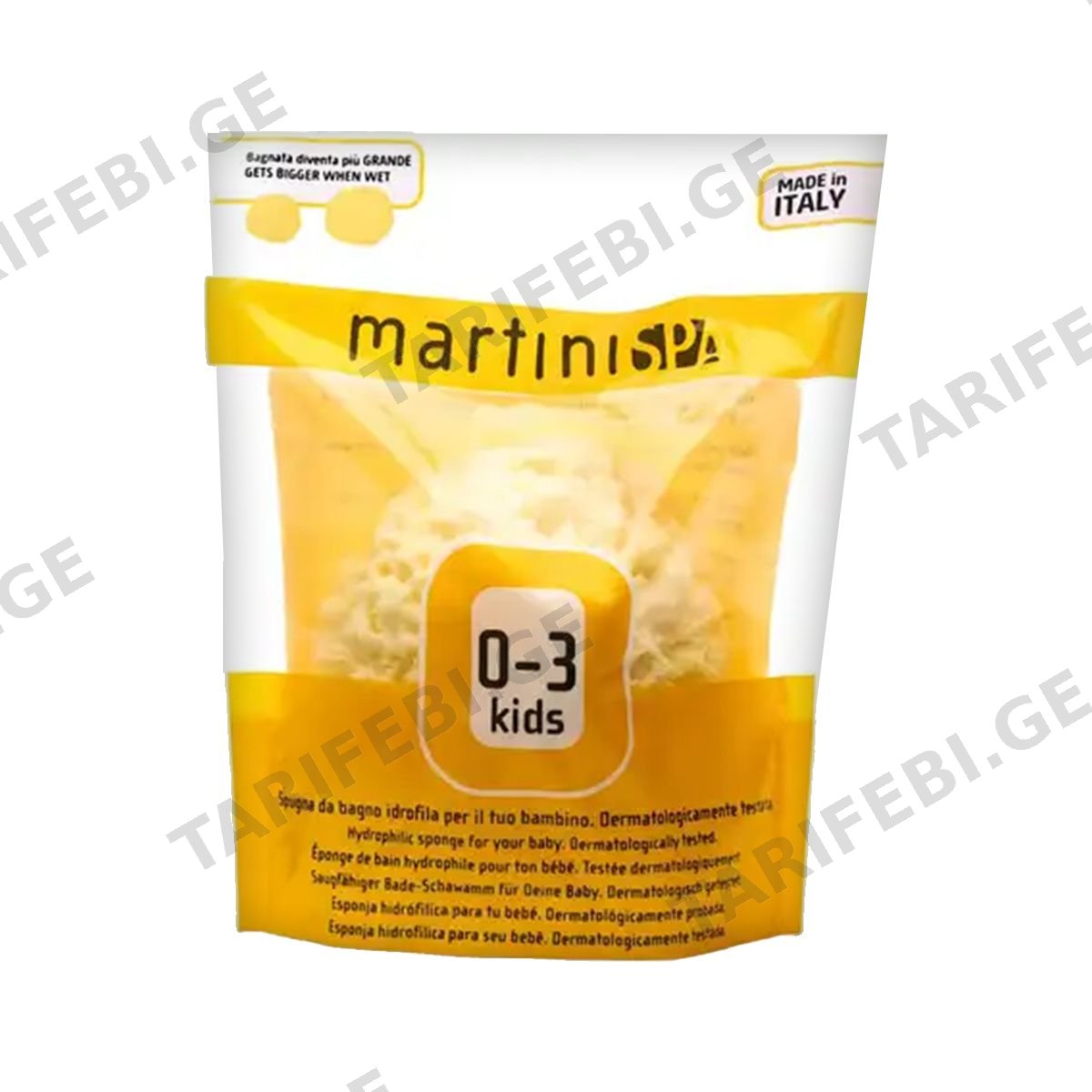 აბაზანის საბავშვო ღრუბელი SOFT TOUCH 6136 მარტინი სპა - Martini Spa