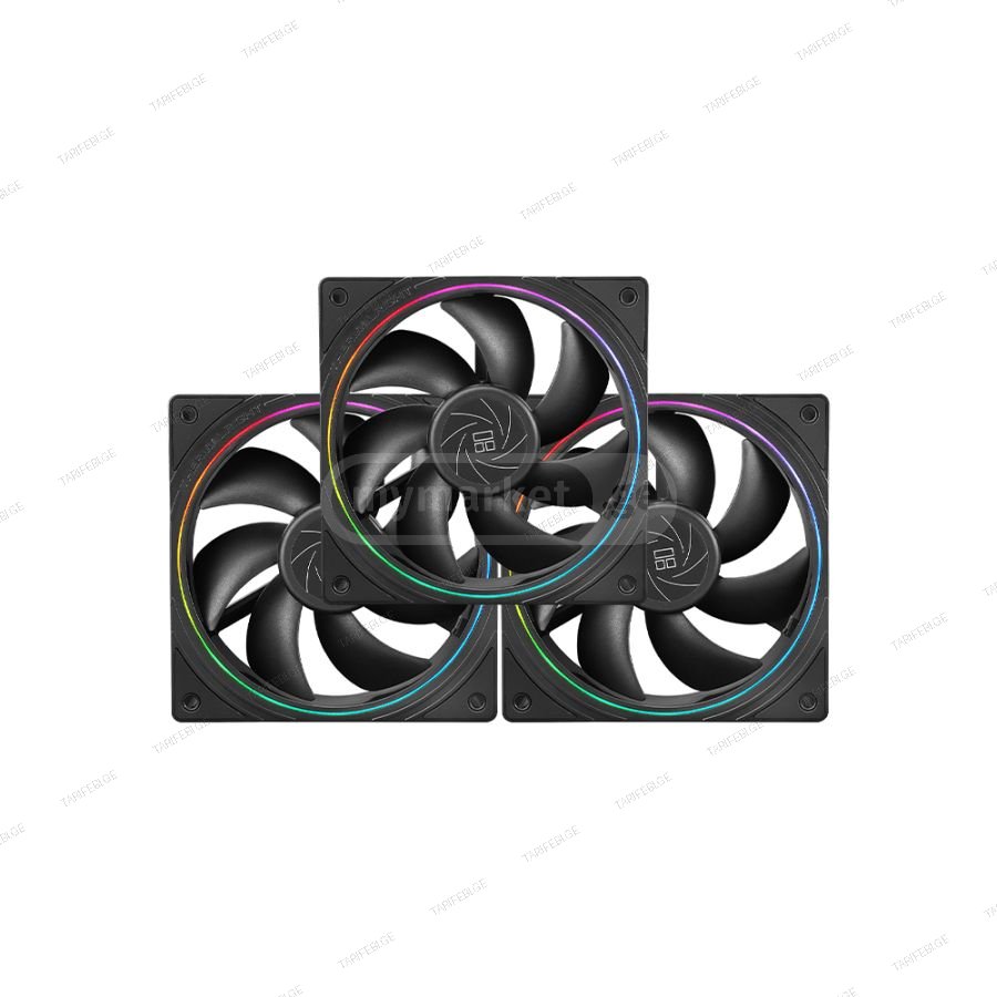 ThermalRight TL-S12 3 x 120mm Case Fans 3PIN ARGB (Black)