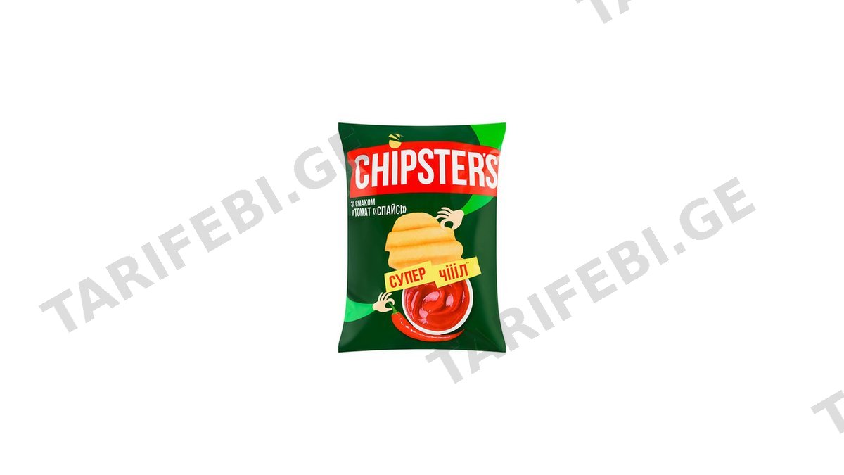CHIPSTERS ჩიფსი კარტოფილის ცხარე-100გრ