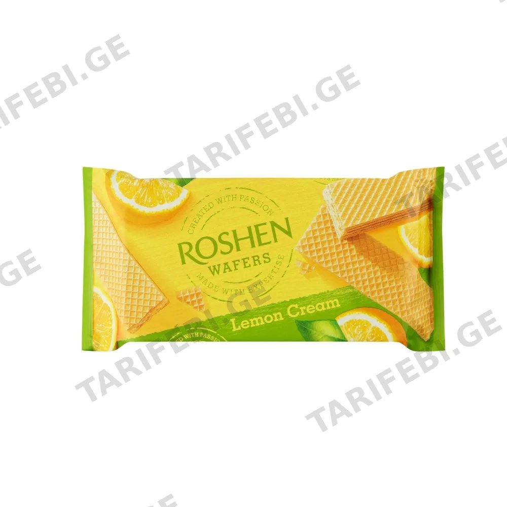 Roshen -ვაფლი Wafers ლიმონი 216გ