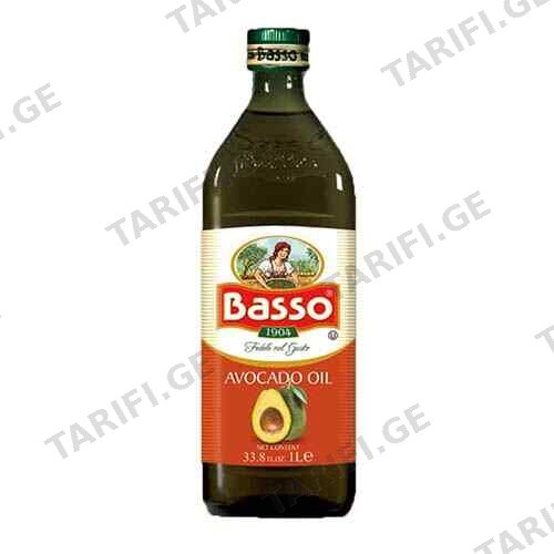 ავოკადოს ზეთი /Basso/ 1000მლ