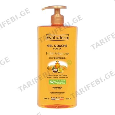 ევოლუდერმი-შხაპის გელი Precio Oil 1000მლ
