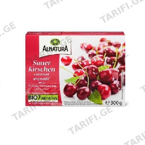 გაყინული ალუბალი /Alnatura/300გრ