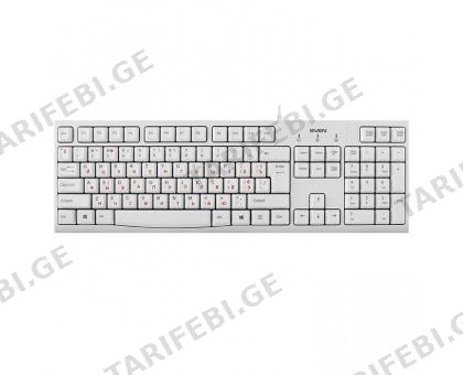 კლავიატურა Sven KB-S300 white