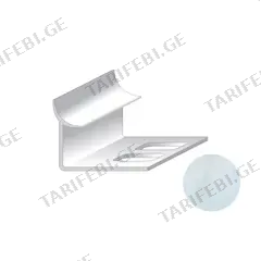 შიდა კუთხე ფილის Salag PVC 9/2500 მმ Marm. ლაჟვარდი