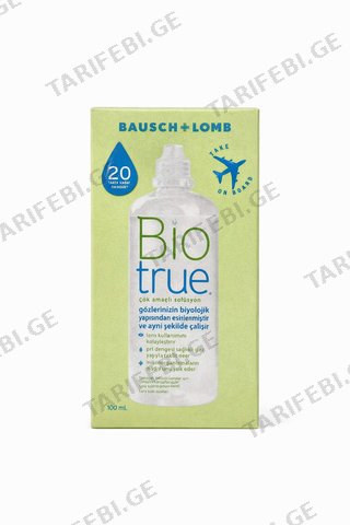 ლინზის სითხე Bio True 300 ml