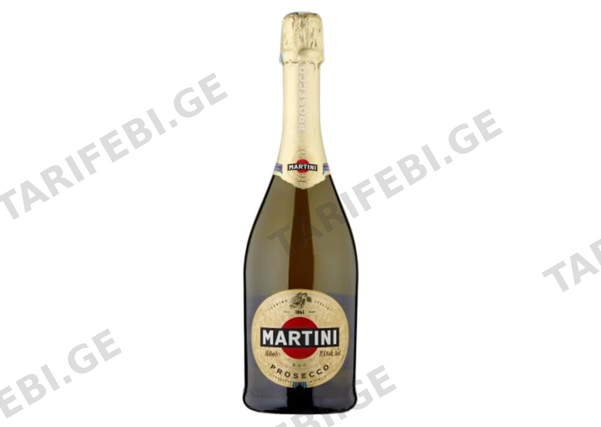 ცქრიალა ღვინო Asti Martini, Prosecco თეთრი მშრალი