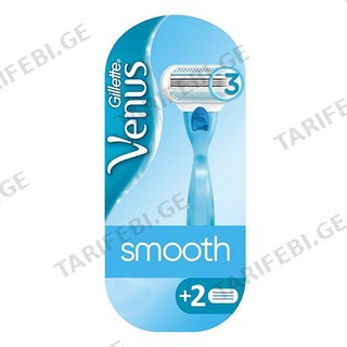 ჯილეტი - Venus Smooth დანადგარი +2კასეტა 2693/5425 Venus System Razor Pink 2up 2693/5425