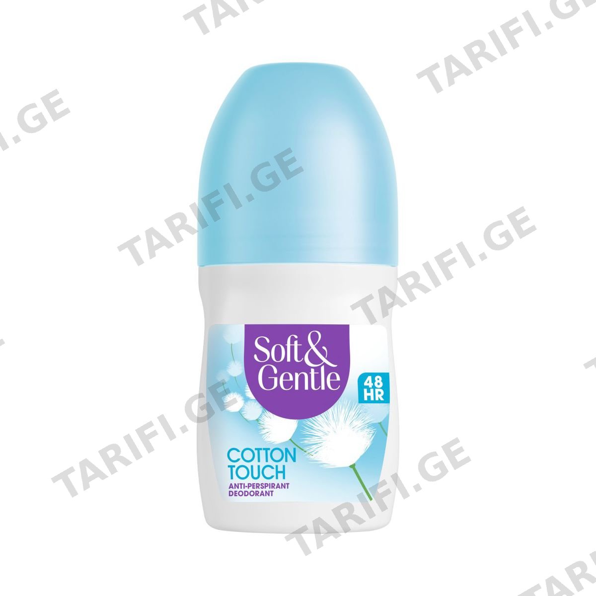 დეოდორანტი როლერი Cotton 6645 სოფთ ენდ ჯენთელ - Soft and Gentle