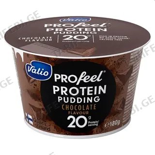 პროტეინის პუდინგი/Valio/ "Profeel" შოკოლადის / შაქრის დანამატის გარეშე, ულაქტოზო 6*180 გრ