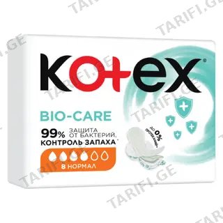 Kotex - ბიო ქეარ ნორმალი - 10 ც