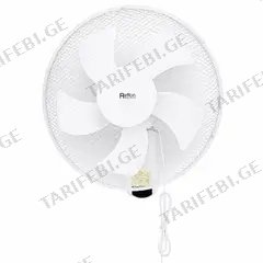 კედლის ვენტილატორი Reffon FB-40R-WH 50W თეთრი პულტით