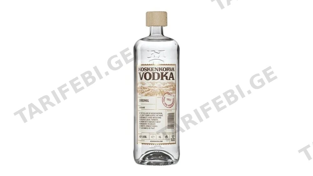 კოშკენკორვა არაყი 1ლ 40%