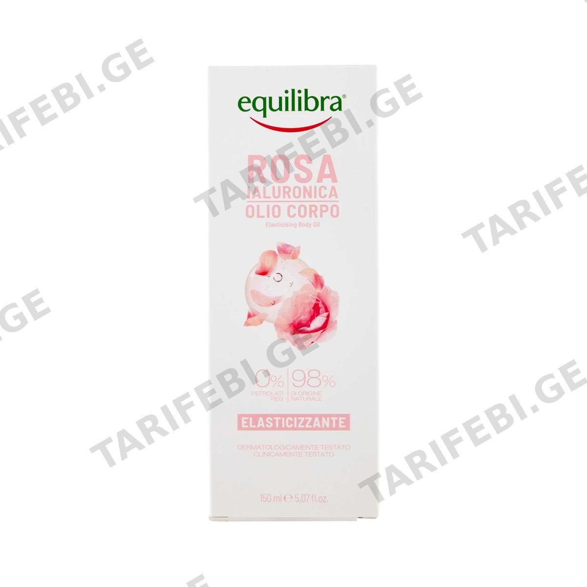 ტანის ზეთი Rose Hyaluronic 150 მლ 8475 ექვილიბრა - Equilibra