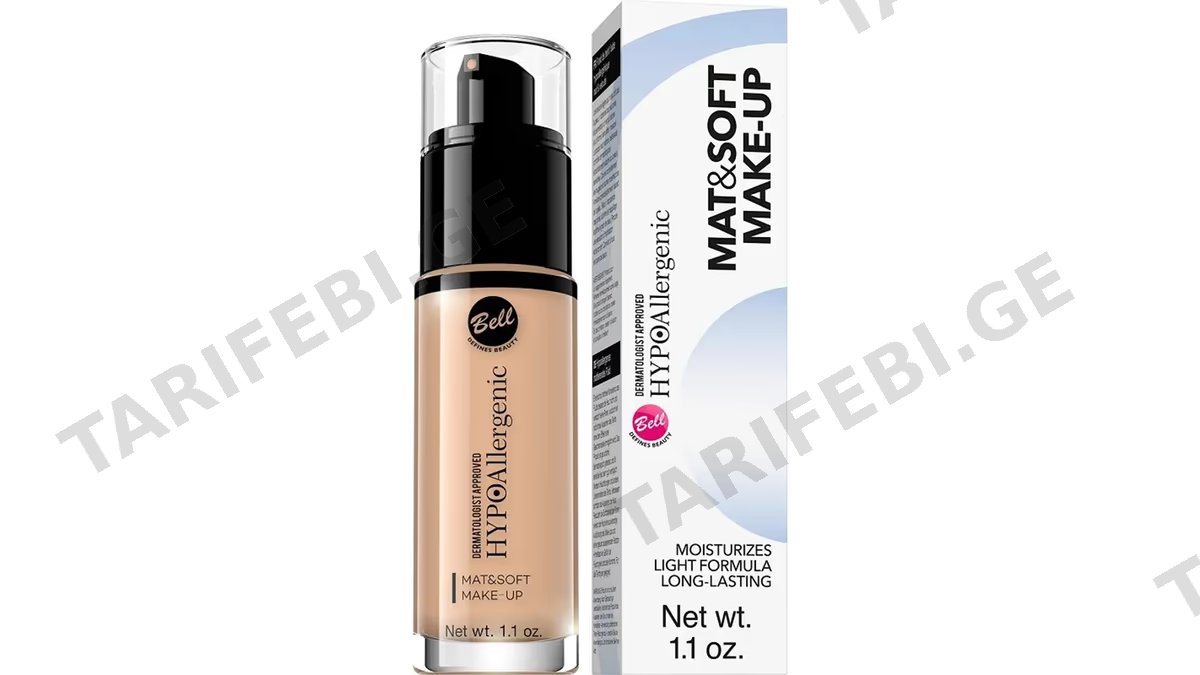 HYPOAllergenic ტონალური ფლუიდი Mat & Soft 04