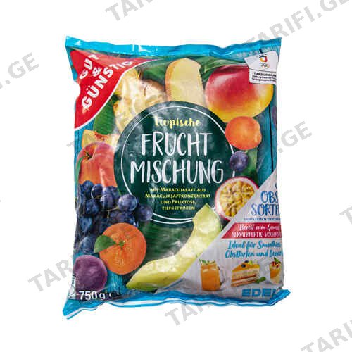 ტროპიკული ხილის მიქსი /G&G/ 750გრ