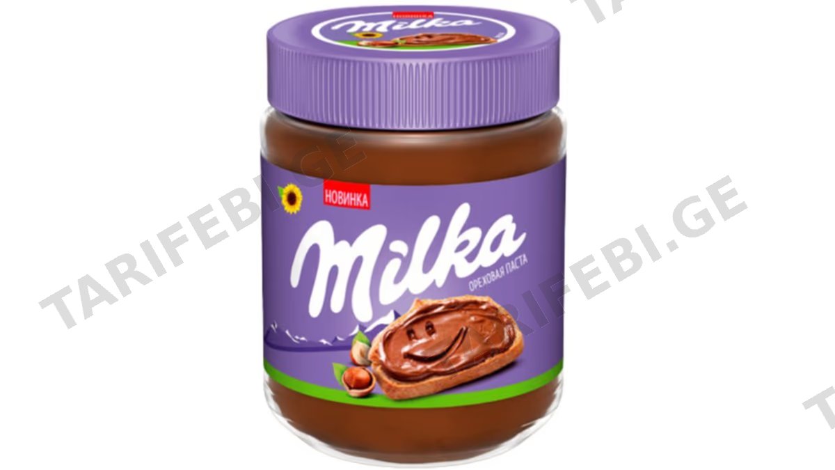 "Milka"- შოკოლადის კრემ-პასტა კაკაოსთან ერთად 350გრ