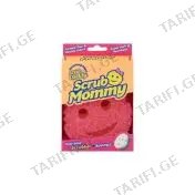 მაღალტექნოლოგიური ფერადი სახეხი ღრუბელი SCRUB MOMMY