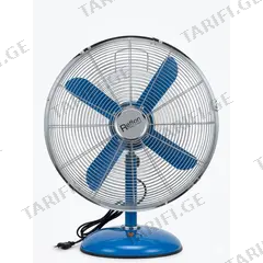 მაგიდის ვენტილატორი Reffon FT-40M-BU 50W ლურჯი ქრომი