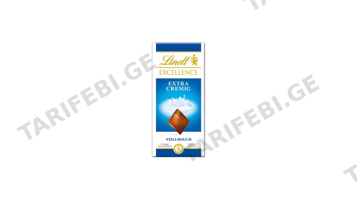 LINDOR შოკოლადის ფილა ექსელენს-100გ