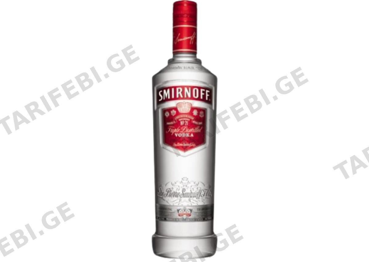არაყი Smirnoff, წითელი - 1L