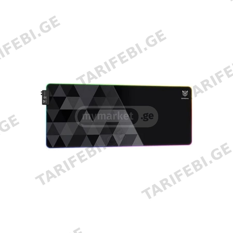 Onikuma MP006 RGB Gaming Mouse Pad Black (USB Powered RGB Ed