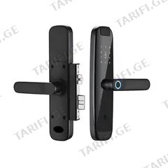 ჭკვიანი საკეტი Smart locks Tuya App H03 შავი