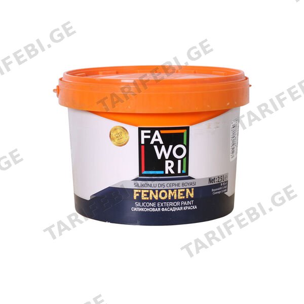2,5ლ საღებავი თეთრი FWR SİL.DC FENOMEN BEYAZ 2.5LT