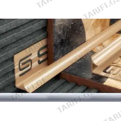 კუთხე შიდა SALAG 029147 PCV 9mm/2,50m "Mramor" ნაცრისფერი