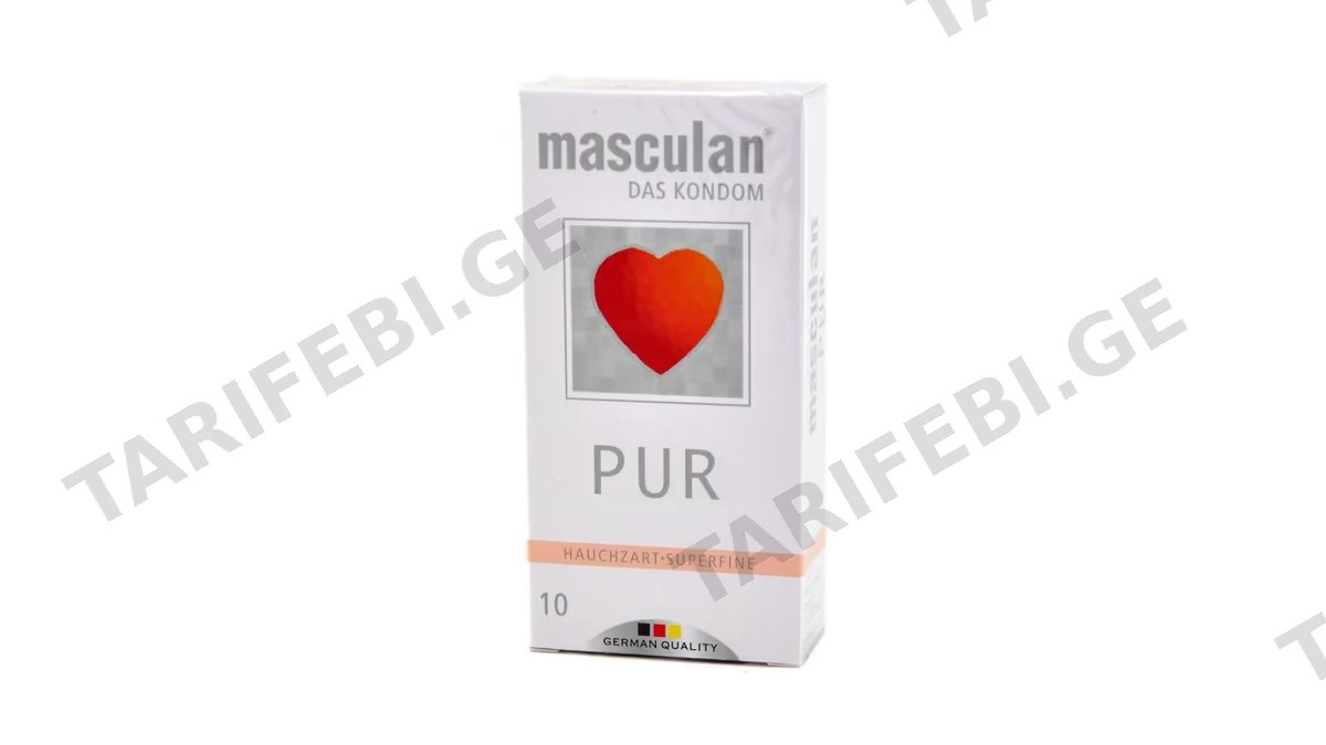 პრეზერვატივი "MASCULAN Pur" N10 *