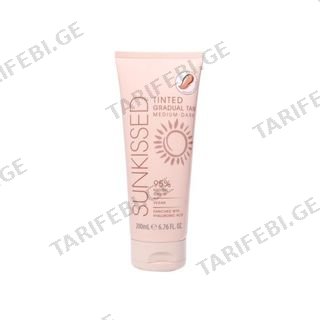 სანქისდი ავტორუჯი 9961 ტანის საშუალოდ ტუბი Tinted Gradual Tan Medium Dark  შეფერილი 200მლ *