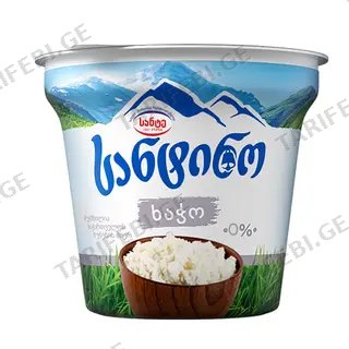 ხაჭო 0% 180გრ სანტინო