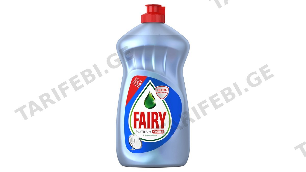 FAIRY PLATINUM ჭურჭლის სარეცხი სითხე 500 მლ (ფეირი)
