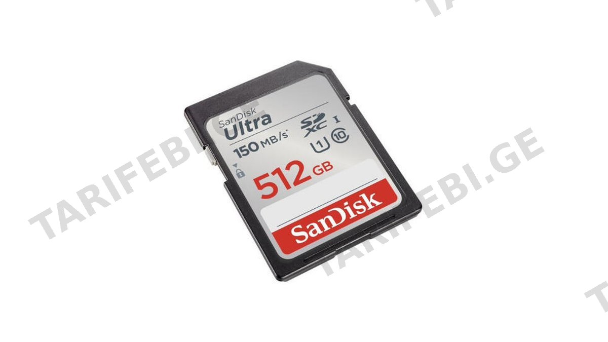 SanDisk 512GB Ultra SD/HC UHS-I Card 150MB/S Class 10 SDSDUNC-512G-GN6IN