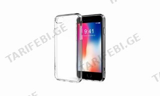 iPhone 7/8/SE გამჭირვალე ქეისი